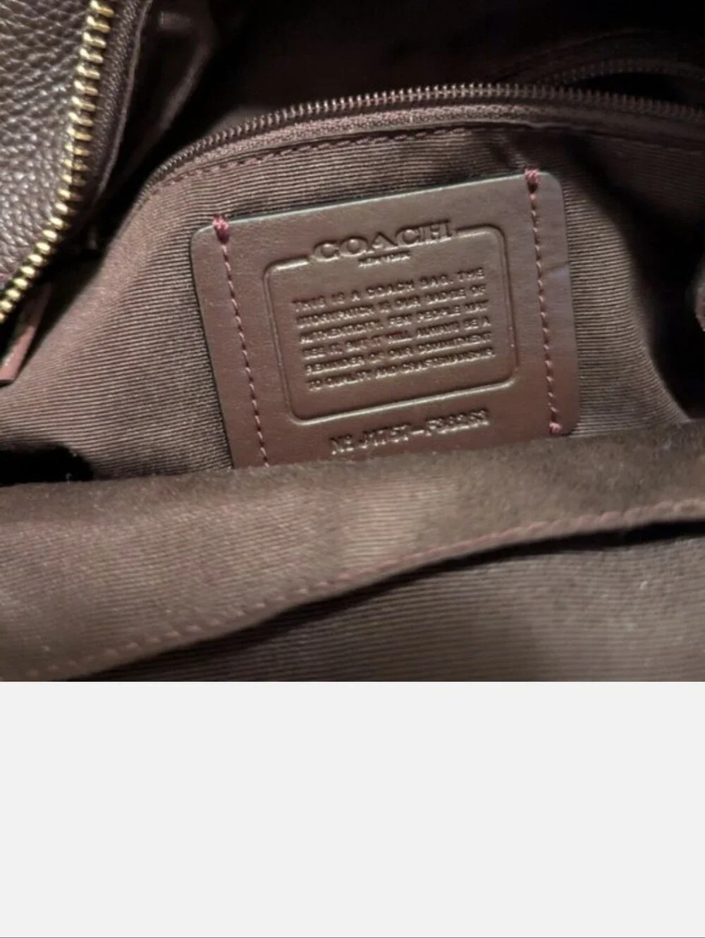 COACH F38263 CHARLIE MINI BACKPACK SHOULDER BAG IN PEBBLE LEATHER PRE-OWNED.